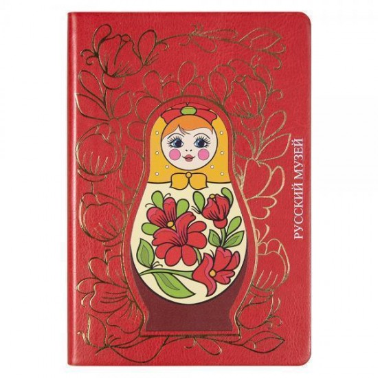 Ежедневник Flexy Buffalo Print Sample А5, красный, недатированный, в гибкой обложке