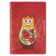 Ежедневник Flexy Buffalo Print Sample А5, красный, недатированный, в гибкой обложке