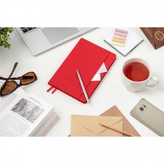 Ежедневник Flexy Smart Combi Daphne А5, красный, недатированный, в гибкой обложке