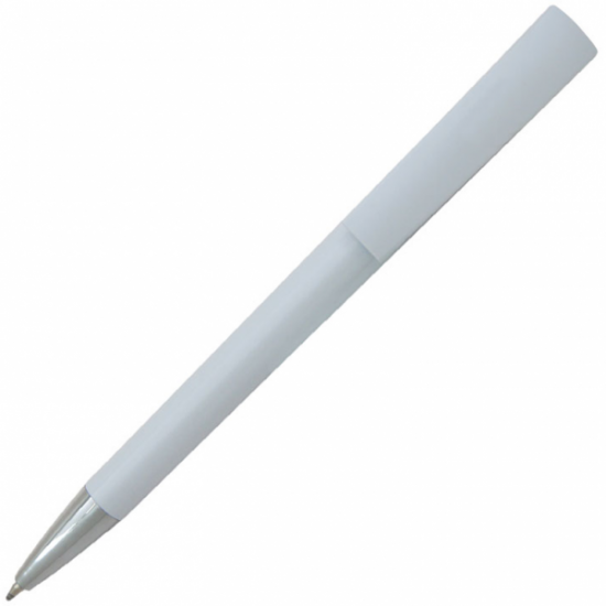Ручка шариковая, пластиковая, белая/серебристая, Z-PEN