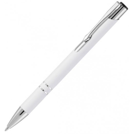 Ручка шариковая Legend Soft Touch, белая Ручка шариковая Legend Soft Touch, белая