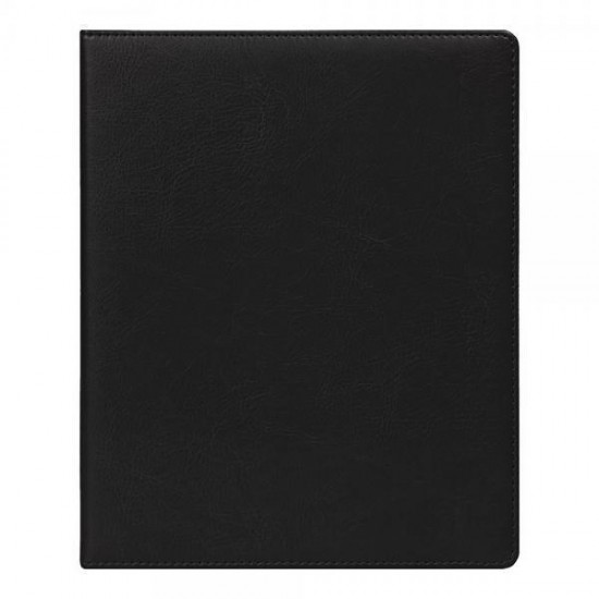 Еженедельник Classic Buffalo A4, черный, недатированный, в твердой обложке