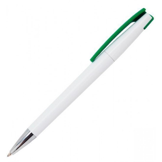 Ручка шариковая, пластиковая, белая/зеленая, Z-PEN Ручка шариковая, пластиковая, белая/зеленая, Z-PEN
