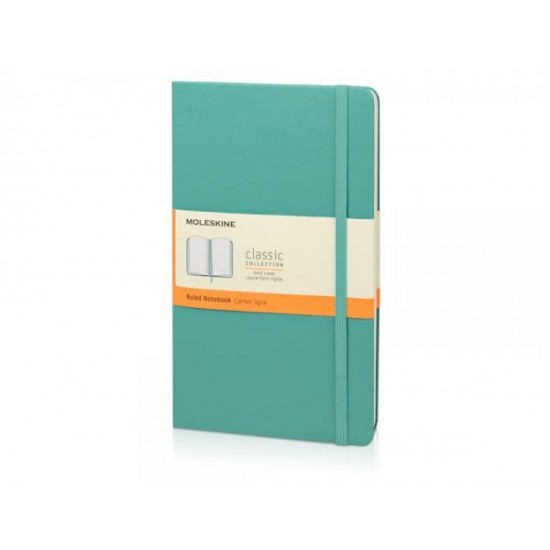 Записная книжка Moleskine Classic (в линейку) в твердой обложке, Large (13х21см), морская волна Записная книжка Moleskine Classic (в линейку) в твердой обложке, Large (13х21см), морская волна