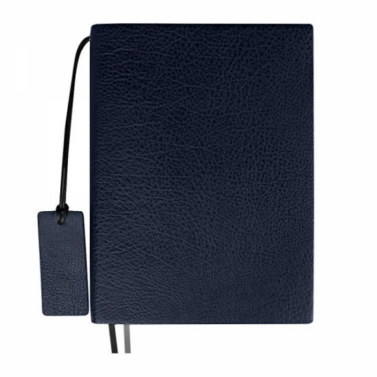 Ежедневник Flexy Foggia Leatherette B5, темно-синий, недатированный, в гибкой обложке  в подарочной коробке