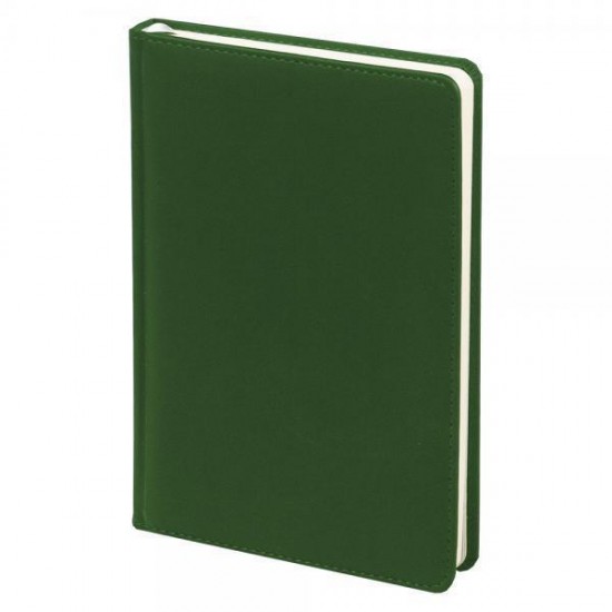 Ежедневник Classic Soft А5, зеленый, недатированный, в твердой обложке