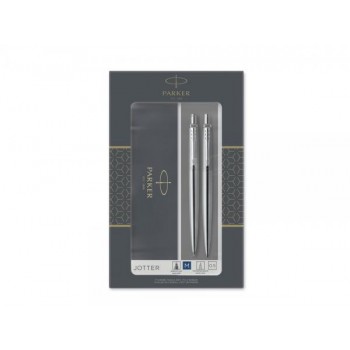 Набор Parker Jotter Core Stainless Steel CT ручка шариковая, карандаш механический