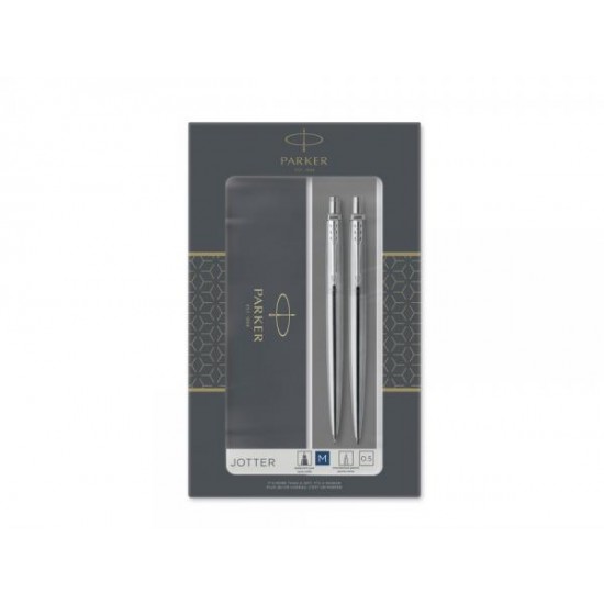 Набор Parker Jotter Core Stainless Steel CT ручка шариковая, карандаш механический