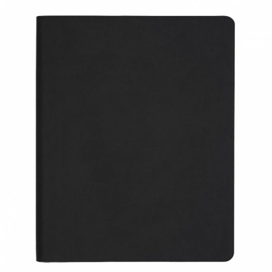 Еженедельник Flexy Latte Soft Touch Black Edition Color A4, черный с красным, датированный на 2026 г, в гибкой обложке