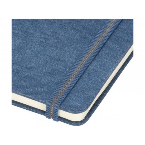 Блокнот Jeans формата A5 из ткани, светло-синий Блокнот Jeans формата A5 из ткани, светло-синий