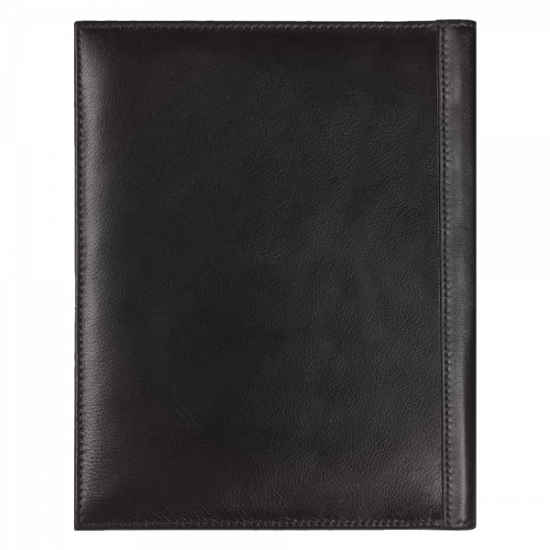 Суперобложка из натуральной кожи Universal leather размер А5+ , черная Суперобложка из натуральной кожи Universal leather размер А5+ , черная