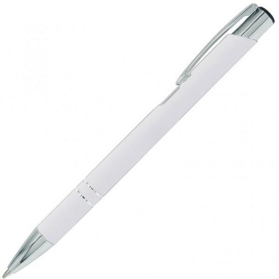 Ручка шариковая Legend Soft Touch, белая Ручка шариковая Legend Soft Touch, белая