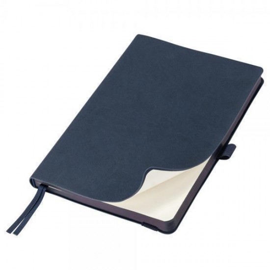 Ежедневник Flexy Line Linen А5, синий, недатированный, в гибкой обложке, с резинкой и петлей для ручки Ежедневник Flexy Line Linen А5, синий, недатированный, в гибкой обложке, с резинкой и петлей для ручки