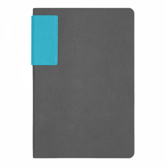 Ежедневник Flexy Star Sivilia Grey Edition Color А5 серо-голубой, недатированный в гибкой обложке