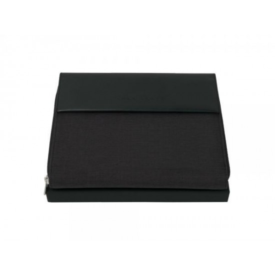 Папка для участника конференции формата А5 Advance Fabric Dark Grey. Hugo Boss