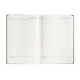 Ежедневник Alfa Note Pasu А5, серый/голубой,  недатированный, в твердой обложке