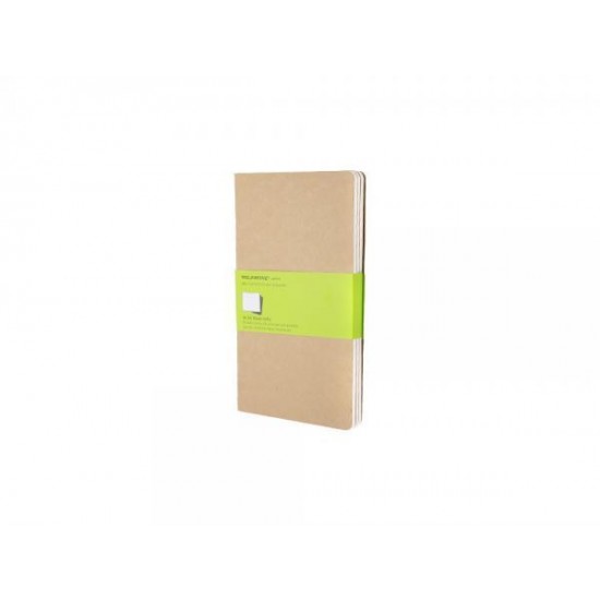 Записная книжка Moleskine Cahier (нелинованный, 3 шт.), Large (13х21см), бежевый Записная книжка Moleskine Cahier (нелинованный, 3 шт.), Large (13х21см), бежевый