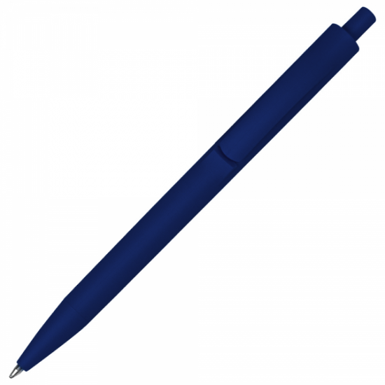 Ручка шариковая IGLA SOFT, пластиковая, софт-тач, темно-синяя Ручка шариковая IGLA SOFT, пластиковая, софт-тач, темно-синяя
