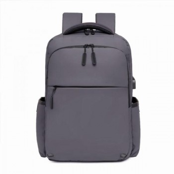 Городской рюкзак Space  с отделением для ноутбука, водоотталкивающий, нейлоновый, серо-синий