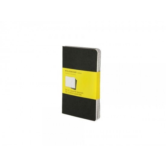 Записная книжка Moleskine Cahier (в клетку, 3 шт.), Pocket (9х14см), черный