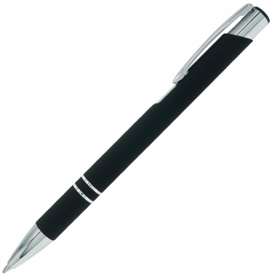 Ручка шариковая, COSMO Soft Touch, металлическая, черная Ручка шариковая, COSMO Soft Touch, металлическая, черная