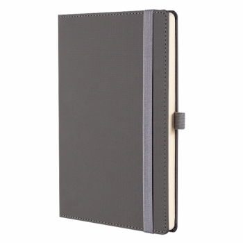 Ежедневник Alfa Note Pasu А5, серый/серый,  недатированный, в твердой обложке