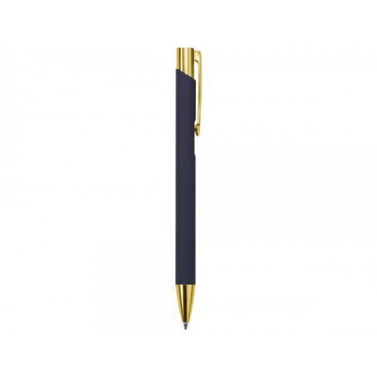 Ручка шариковая, Legend Soft Touch Mirror Gold, синяя/золотистая