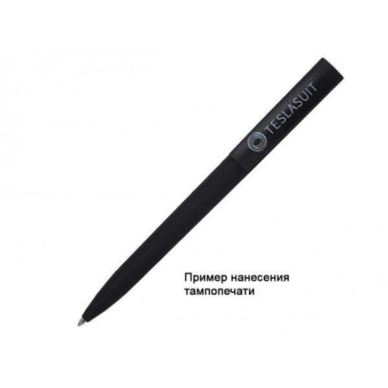 Ручка шариковая, пластик, софт тач, черный/черный, Z-PEN