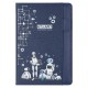 Ежедневник Smart Combi Sand Print Sample А5, темно-синий, недатированный, в твердой обложке с поролоном