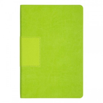Ежедневник Flexy Stone Ostende А5, салатовый, недатированный, в гибкой обложке