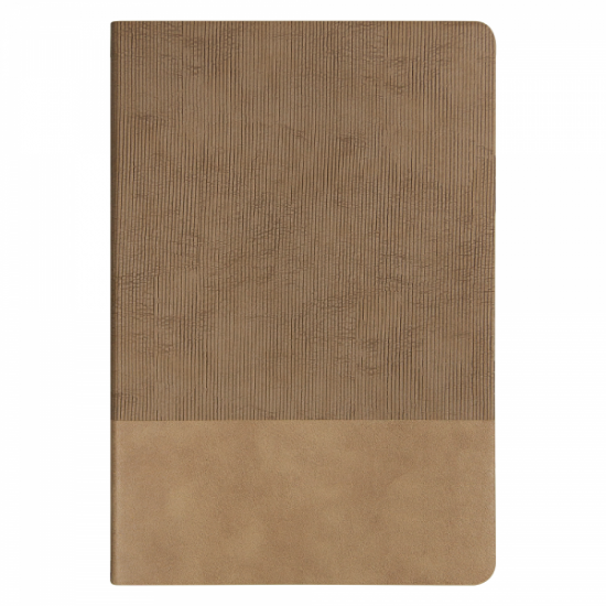 Ежедневник Flexy Sagrada Velvet Blueprint A5, коричневый, недатированный, в гибкой обложке
