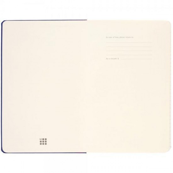 Записная книжка Moleskine Classic Large, в линейку, синяя Записная книжка Moleskine Classic Large, в линейку, синяя