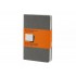 Записная книжка Moleskine Cahier (в линейку, 3 шт.), Pocket (9х14см), серый