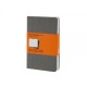 Записная книжка Moleskine Cahier (в линейку, 3 шт.), Pocket (9х14см), серый