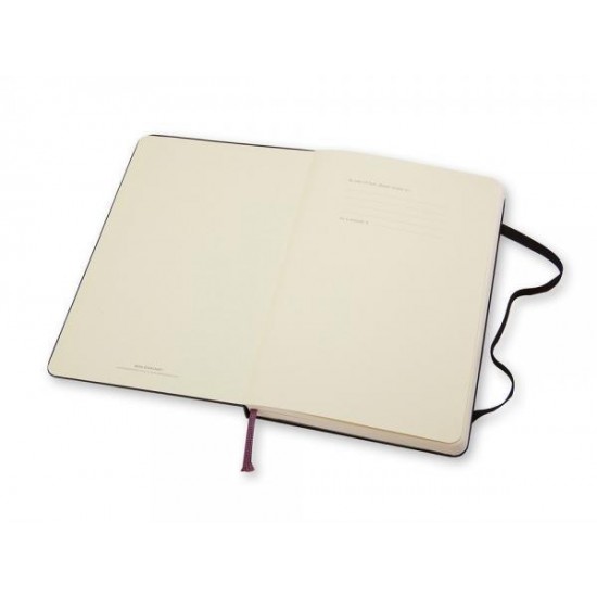 Записная книжка Moleskine Classic (нелинованный) в твердой обложке, Large (13х21см), черный Записная книжка Moleskine Classic (нелинованный) в твердой обложке, Large (13х21см), черный