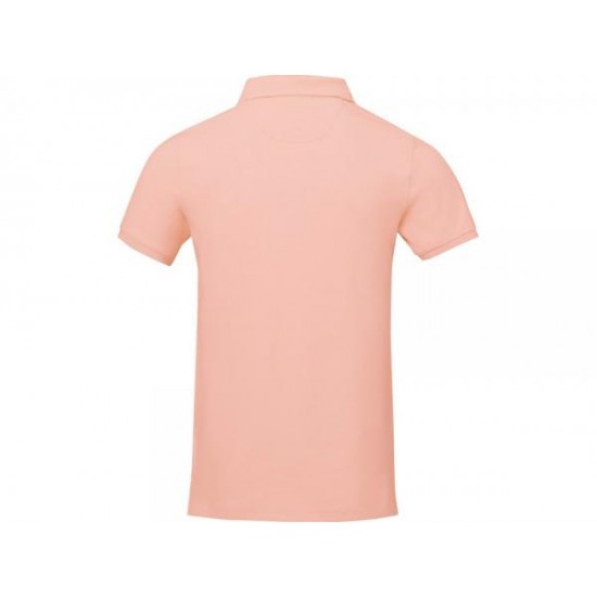 Calgary мужская футболка-поло с коротким рукавом, pale blush pink