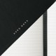 Блокнот Stripe Soft, в линейку, черный Блокнот Stripe Soft, в линейку, черный