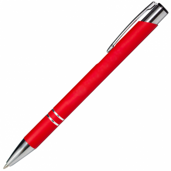 Ручка шариковая Legend Soft Touch, красная Ручка шариковая Legend Soft Touch, красная