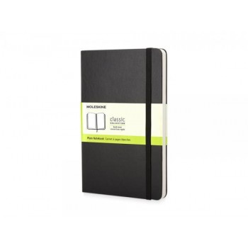 Записная книжка Moleskine Classic (нелинованный) в твердой обложке, Pocket (9x14см), черный