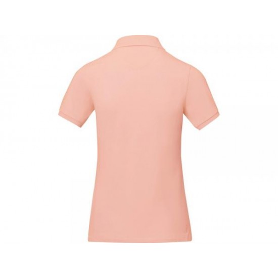 Calgary женская футболка-поло с коротким рукавом, pale blush pink