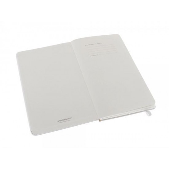 Записная книжка Moleskine Classic (нелинованный) в твердой обложке, Large (13х21см), белый Записная книжка Moleskine Classic (нелинованный) в твердой обложке, Large (13х21см), белый