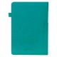 Ежедневник Smart Asti Linen А5, бирюзовый, недатированный, в твердой обложке с поролоном