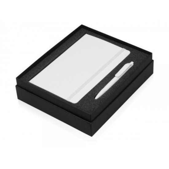 Подарочный набор Moleskine Sherlock с блокнотом А5 и ручкой, белый