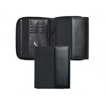 Папка для участника конференции формата А5 Advance Fabric Dark Grey. Hugo Boss