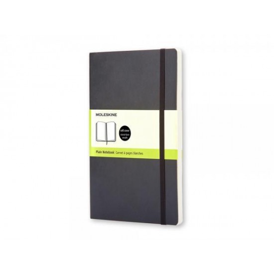 Записная книжка Moleskine Classic Soft (нелинованный), Large (13х21см), черный Записная книжка Moleskine Classic Soft (нелинованный), Large (13х21см), черный