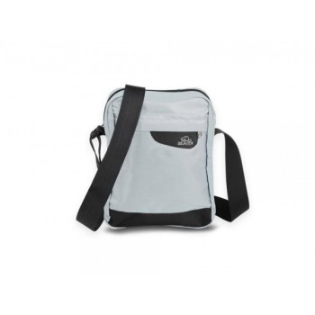 ALESSA. nylon shoulder bag, светло-серый