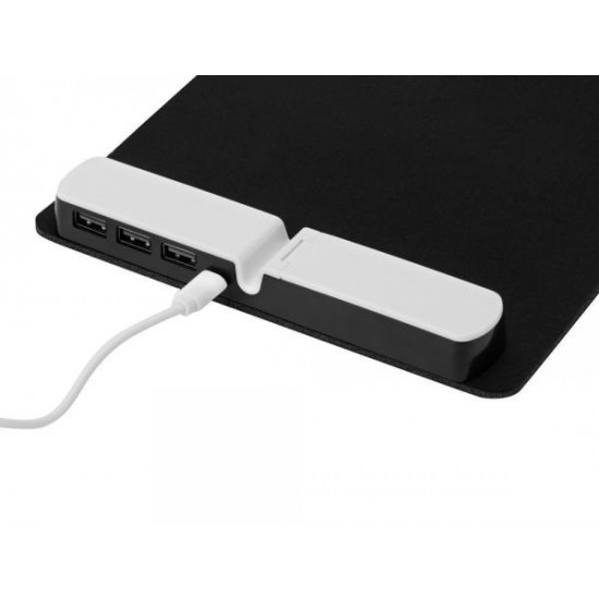 Коврик для мыши со встроенным USB-хабом Plug Коврик для мыши со встроенным USB-хабом Plug