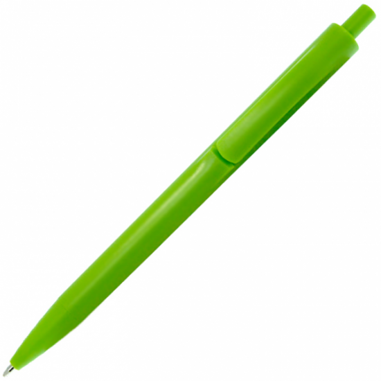 Ручка шариковая Хит, пластиковая, зеленая, pantone 369 С