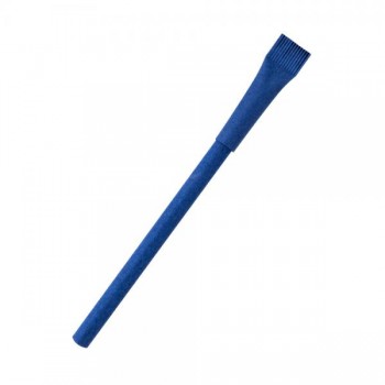 Ручка картонная Greta с колпачком, синий