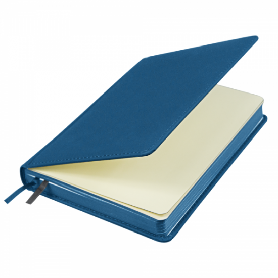 Ежедневник полудатированный Classic Soft А5, темно-синий, в твердой обложке с поролоном